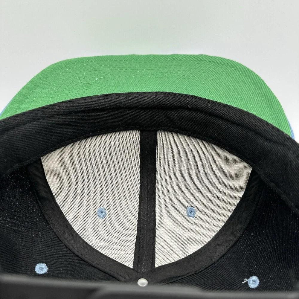Orlando Magic Hat Cap Snap Back Mens One Size Black Blue NBA Basketball Y2K